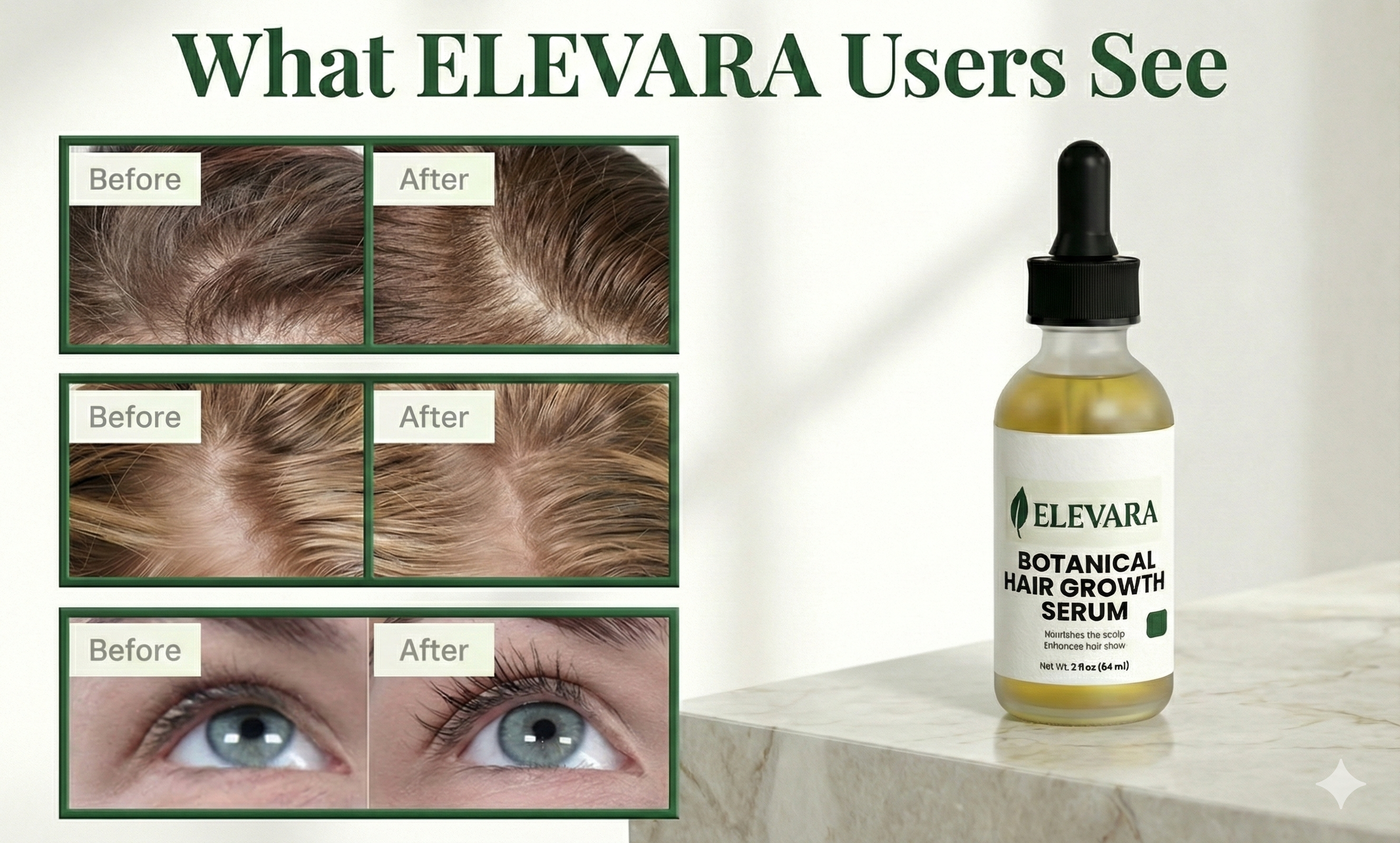 Elevara Multi-Zone Botanical Serum™ for Brows, Lashes & Hairline